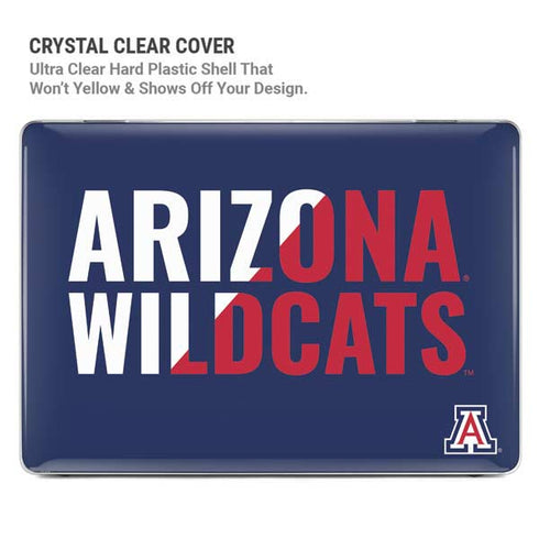 University of Arizona Wildcats Logo Split Blue  MacBook Air 15in (2023-2025) Case plus Skin